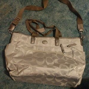 Coach diaper or duffel bag